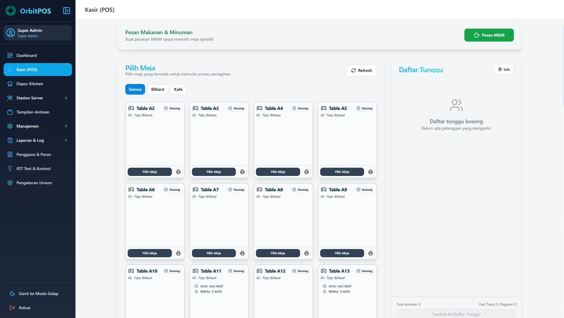 POS System Interface